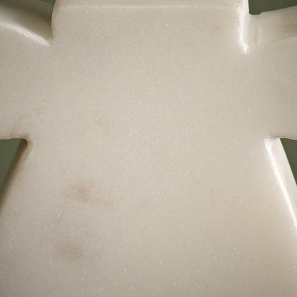 Tiree 20cm Reindeer - White Marble with Natural Mango Wood - Laura James 