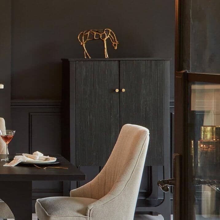 Newbury 25cm Metal Horse Ornament - Gold