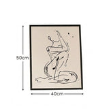 Talland 50x40cm Wall Art - Figure II
