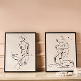 Talland 55x40cm Wall Art - Set of 2 - Laura James 