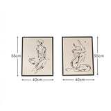 Talland 55x40cm Wall Art - Set of 2 - Laura James