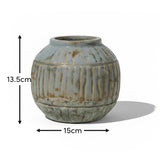 Tariva Ceramic 13.5cm Vase - Cornflower Blue - Laura James