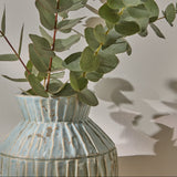 Tariva Ceramic 25cm Vase - Cornflower Blue - Laura James