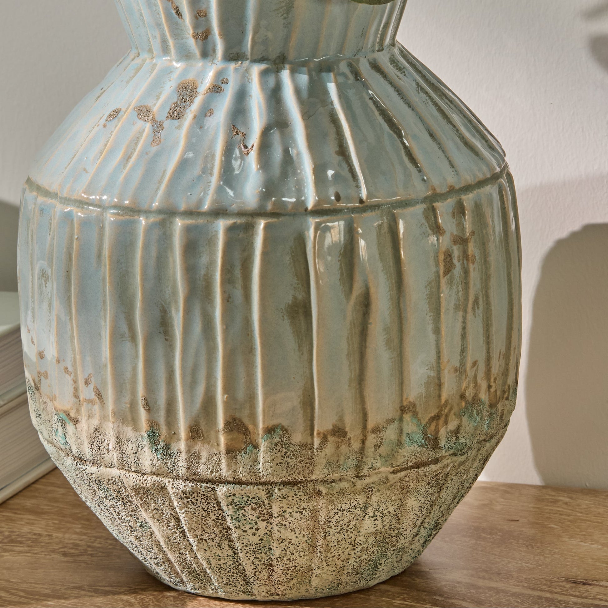 Tariva Ceramic 25cm Vase - Cornflower Blue - Laura James
