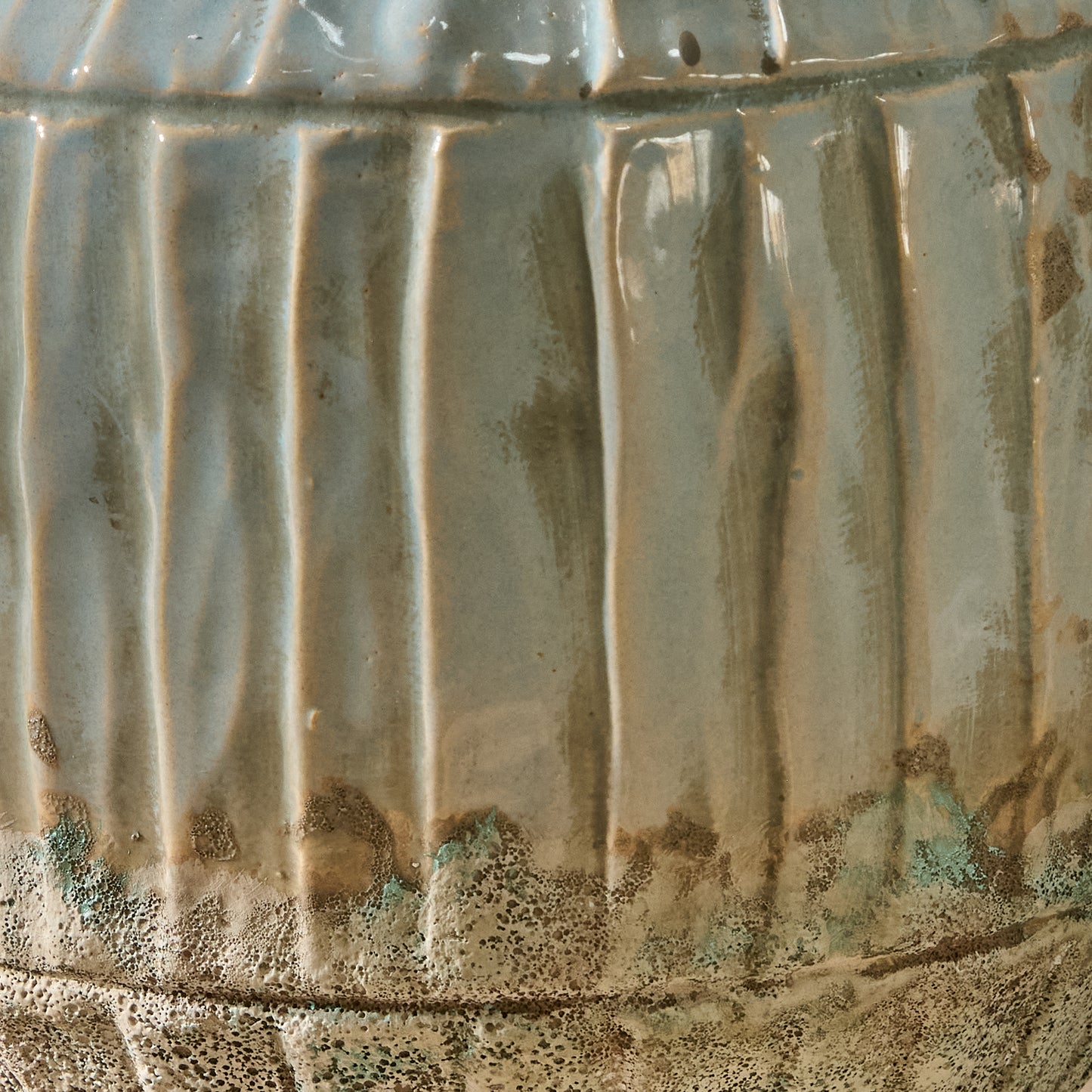 Tariva Ceramic 25cm Vase - Cornflower Blue - Laura James