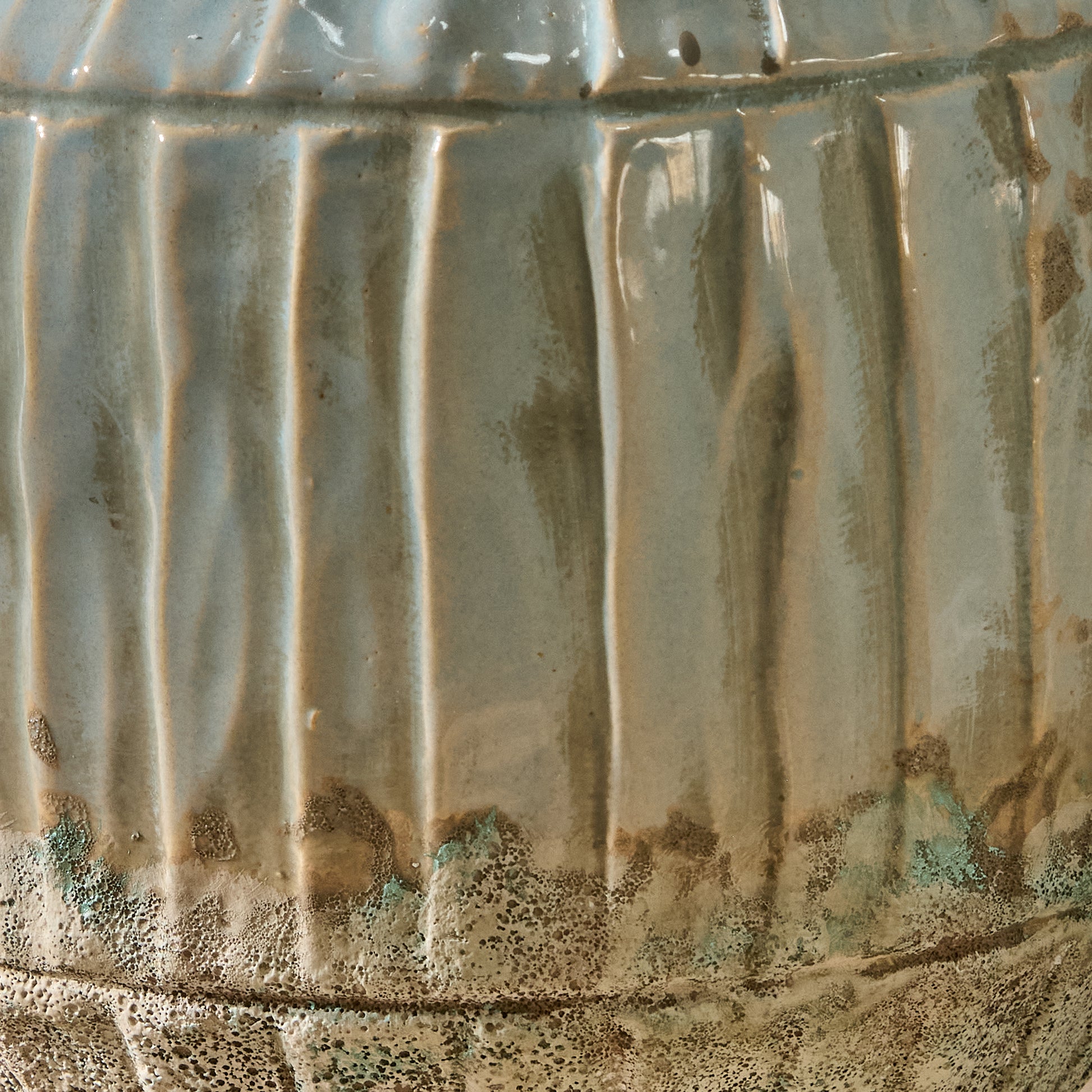 Tariva Ceramic 25cm Vase - Cornflower Blue - Laura James