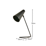 Thurdon 53cm Metal Desk Lamp -  Black