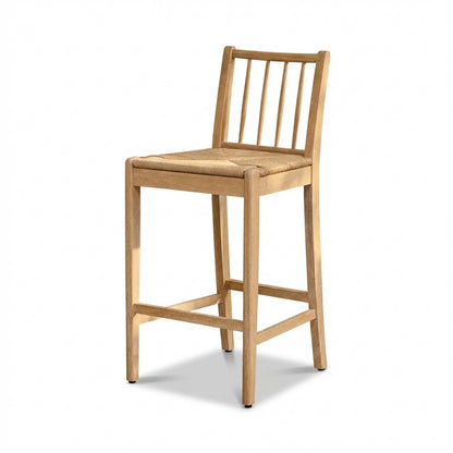 Tilly Bar Stool - Whitewash Oak & Paper Cord - Laura James 