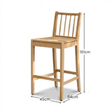 Tilly Bar Stool - Whitewash Oak & Paper Cord - Laura James