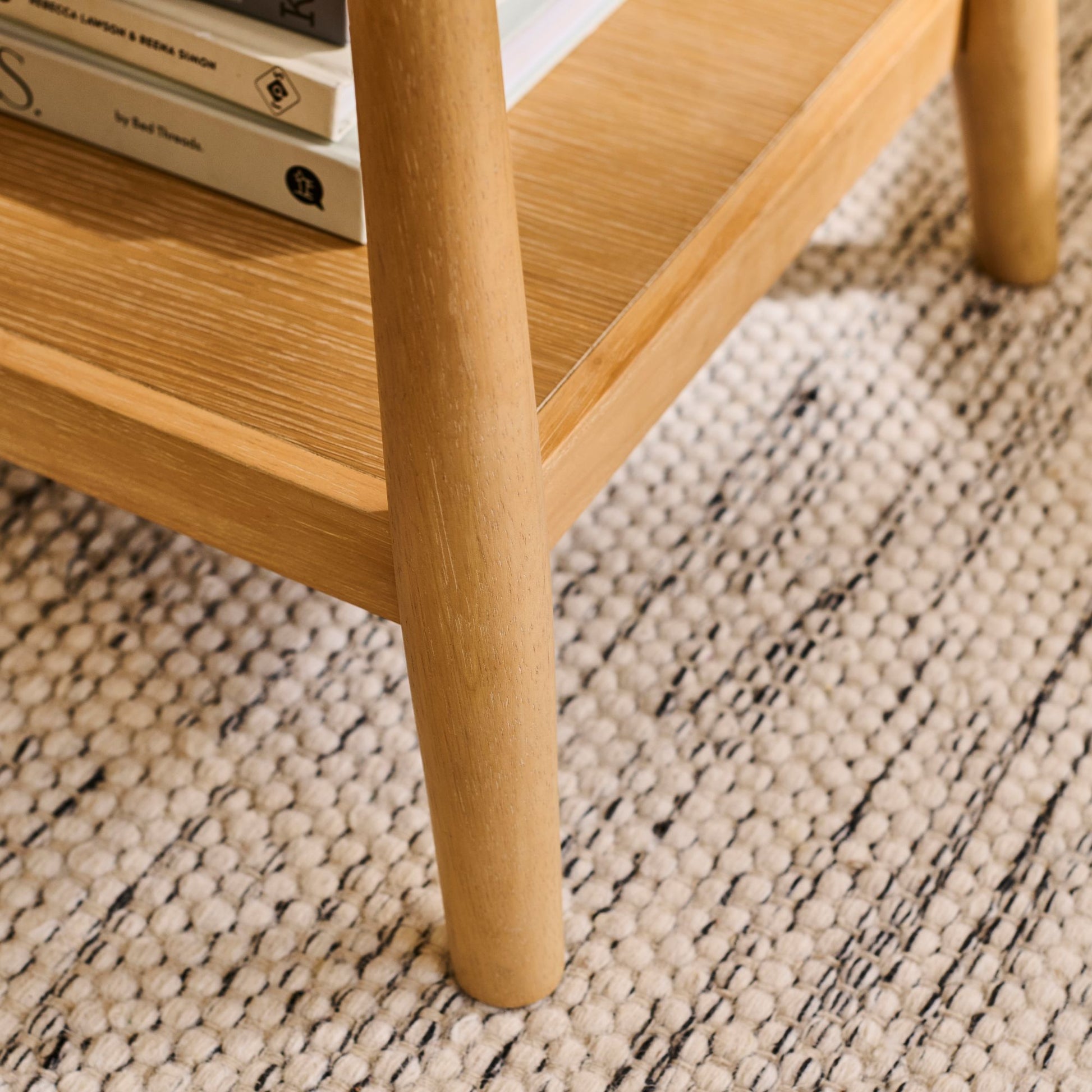 Tilly 100cm Rectangular Coffee Table - Whitewash Oak - Laura James