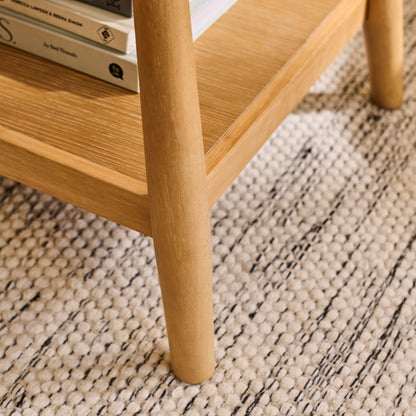 Tilly 100cm Rectangular Coffee Table - Whitewash Oak - Laura James