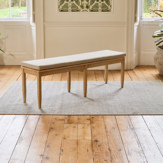 Tilly 150cm Bench Cushion - Mink Taupe - Laura James