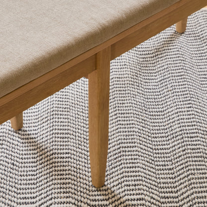 Tilly 150cm Bench Cushion - Mink Taupe - Laura James