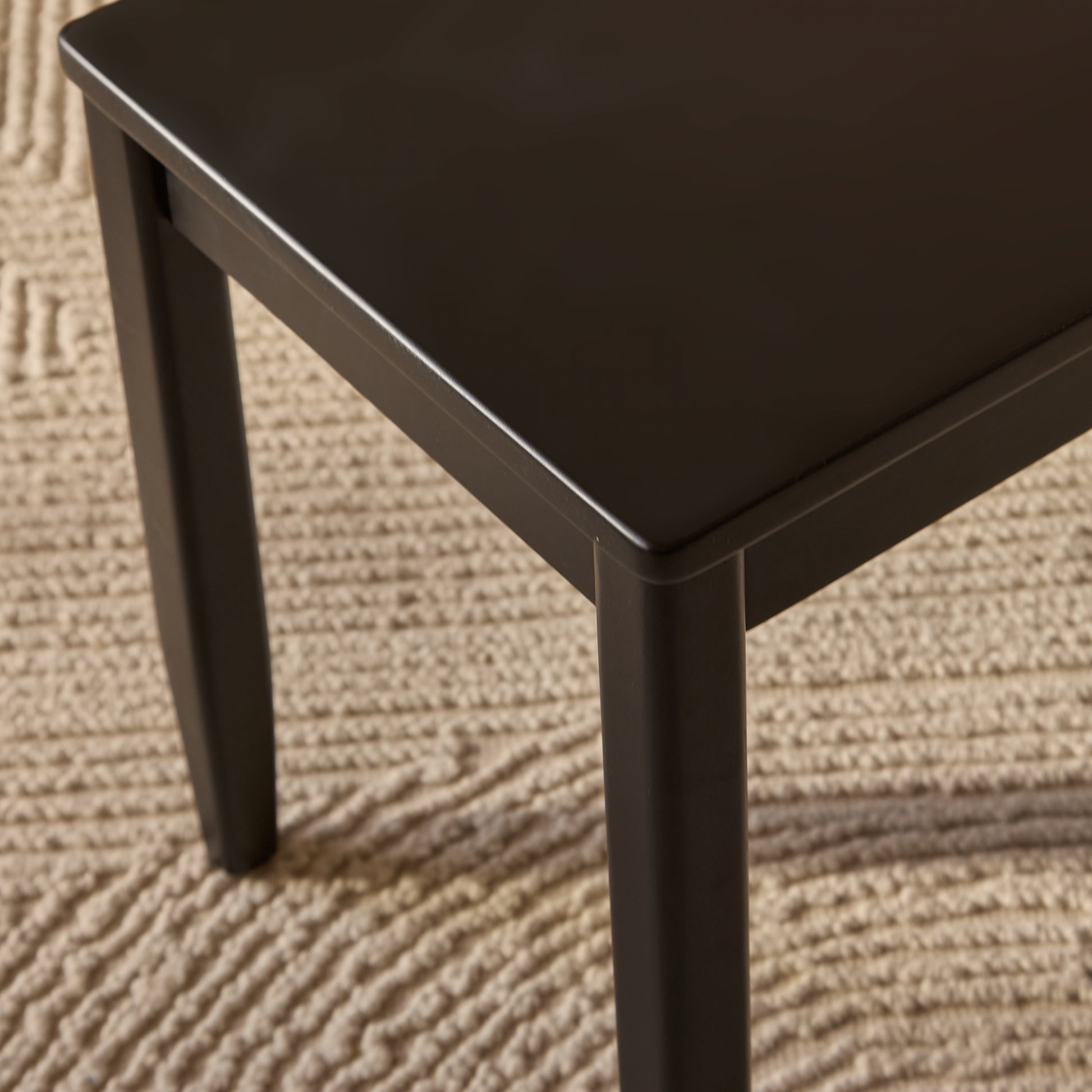 Tilly 150cm Wooden Bench - Black Oak - Laura James
