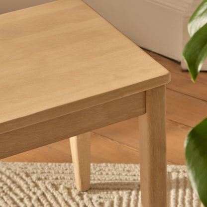 Tilly 150cm Wooden Bench - Whitewash Oak - Laura James