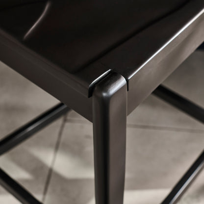 Tilly Bar Stool - Black Oak - Laura James