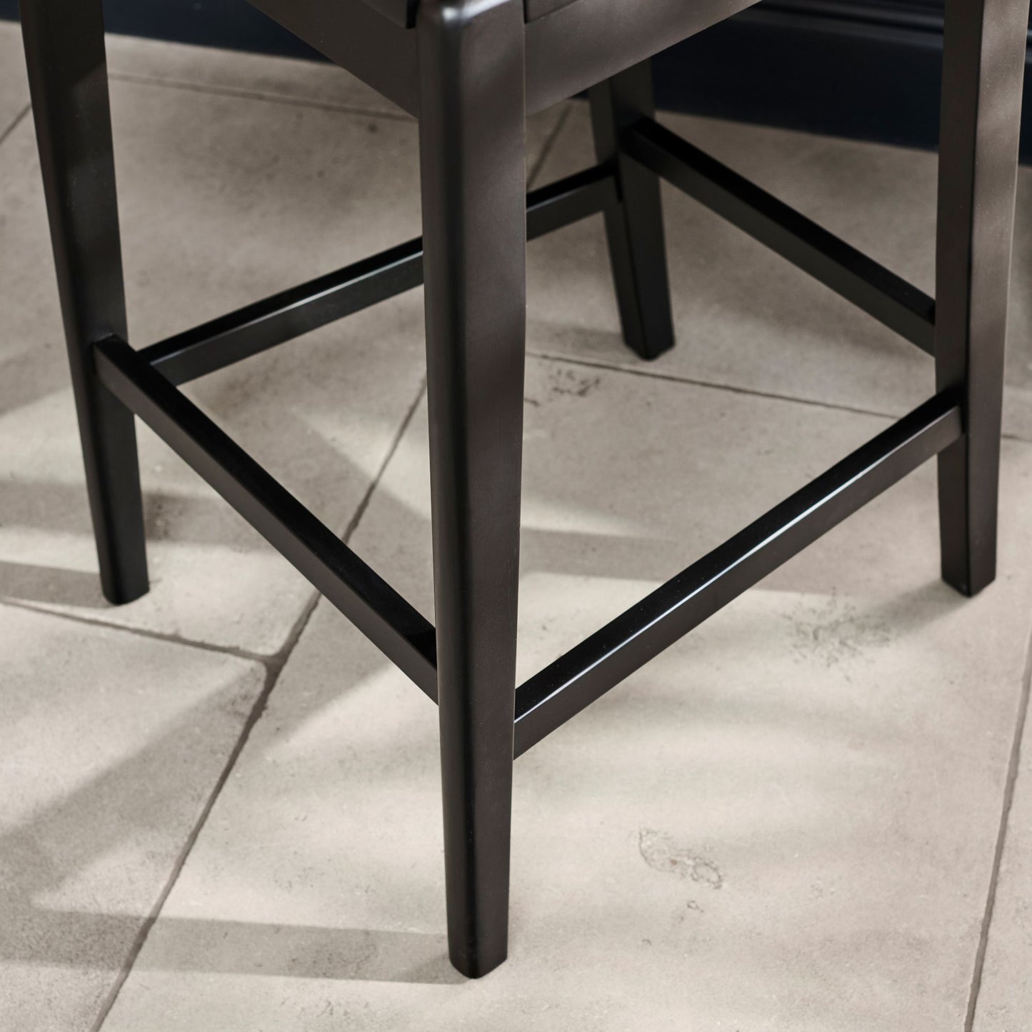 Tilly Bar Stool - Black Oak - Laura James