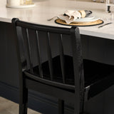 Tilly Bar Stool - Black Oak - Laura James