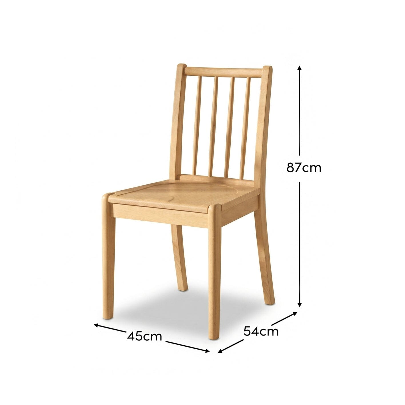 Tilly Pale Oak Dining Chairs - Set of 2 Laura James