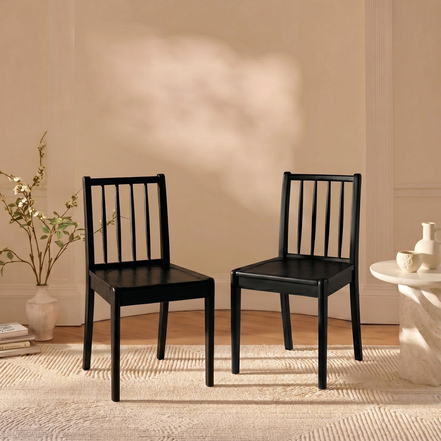 Tilly Black Dining Chairs - Set of 2 - Laura James 