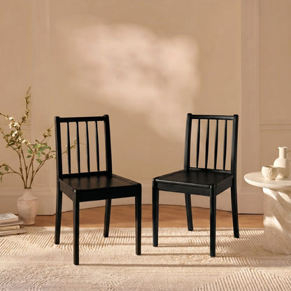 Tilly Black Dining Chairs - Set of 2 - Laura James 
