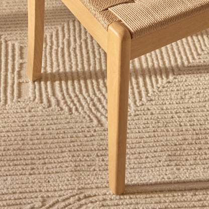 Tilly Natural String Pale Oak Dining Chairs - Set of 2 - Laura James