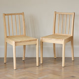 Tilly Whitewash Dining Chairs - Set of 2 - Laura James 
