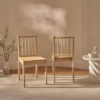 Tilly Whitewash Dining Chairs - Set of 2 - Laura James