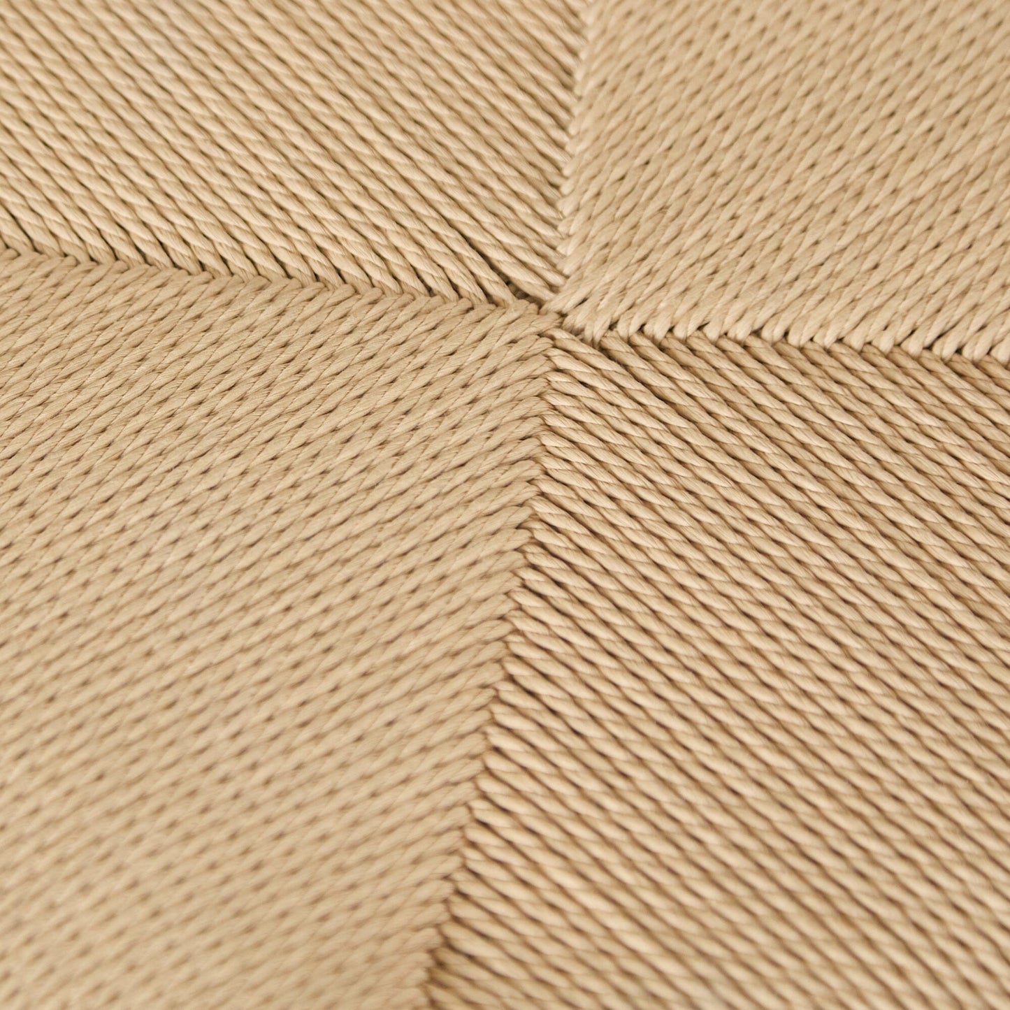 Tilly Natural String Dining Chairs - Set of 2 - Whitewash Oak Legs - Laura James 