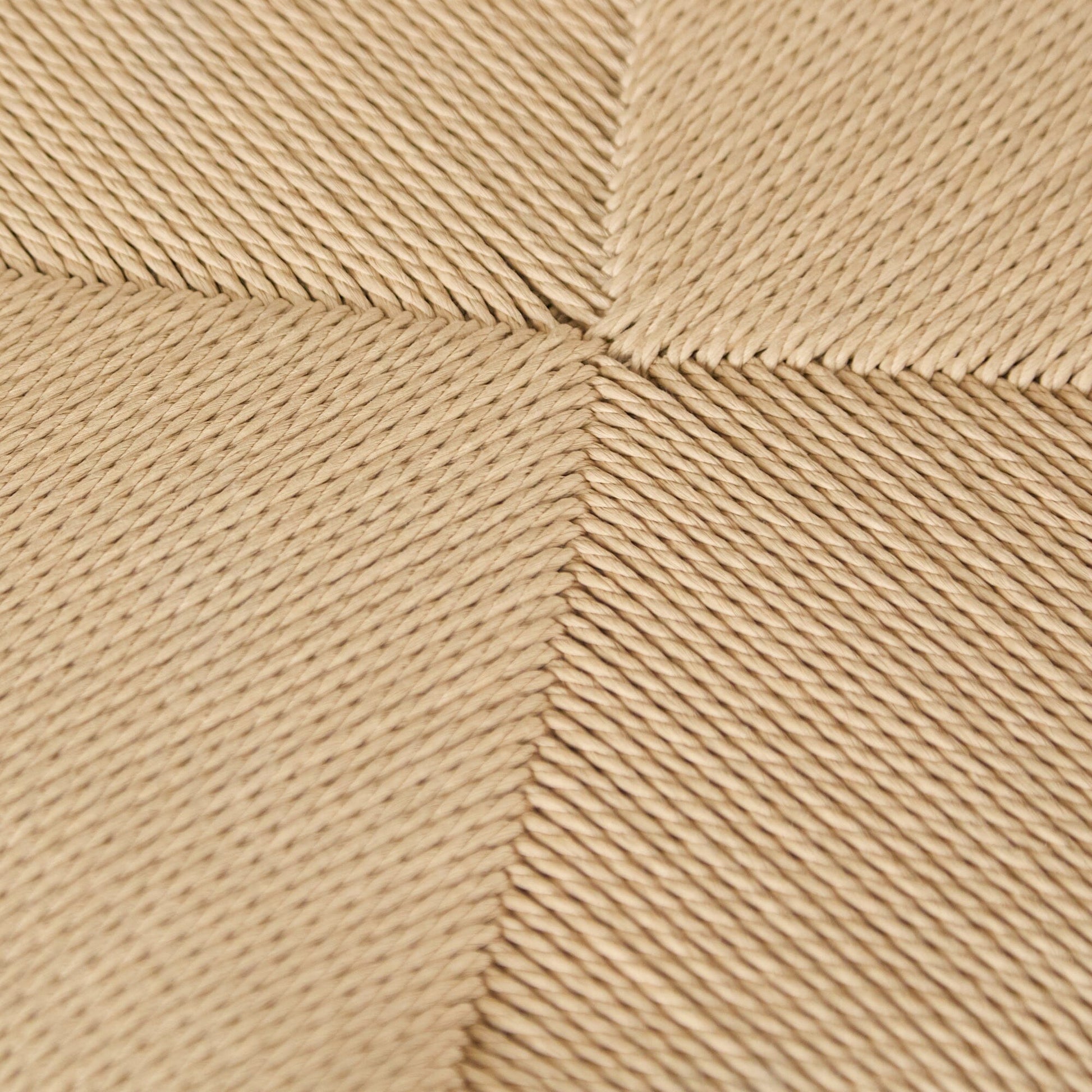 Tilly Natural String Dining Chairs - Set of 2 - Whitewash Oak Legs - Laura James 