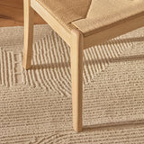 Tilly Natural String Dining Chairs - Set of 2 - Whitewash Oak Legs - Laura James