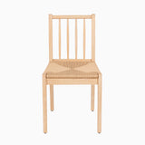 Tilly Natural String Dining Chair - Set of 2 - Whitewash Oak Legs - Laura James 