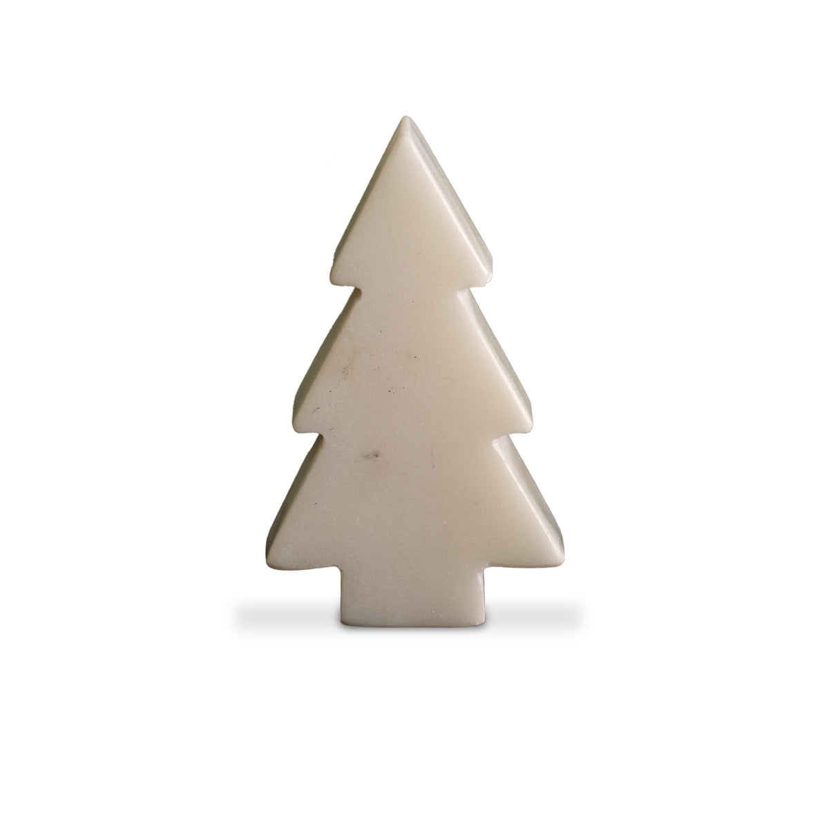 Tiree 10cm Tree Ornament - White Marble