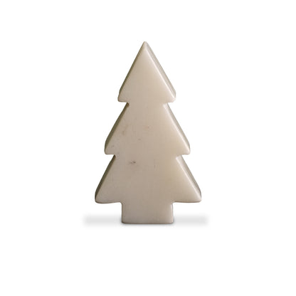 Tiree 10cm Tree Ornament - White Marble