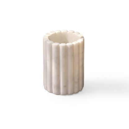 Tiree 10cm Tumbler - White Marble - Laura James 