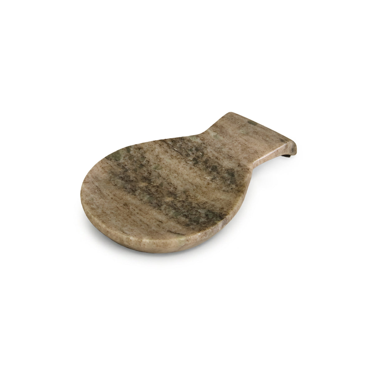 Tiree 15cm Spoon Rest - Beige Marble - Laura James 