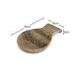 Tiree 15cm Spoon Rest - Beige Marble - Laura James 