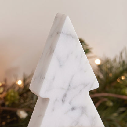 Tiree 24cm Tree Stocking Holder - White Marble