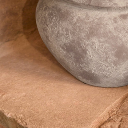 Tomar Fiber Cement 29.5cm Wide Garden Planter - Rustic Grey - Laura James 