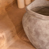 Tomar Fiber Cement 38.5cm Garden Planter - Rustic Grey - Laura James 