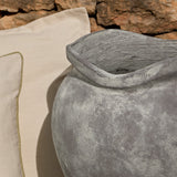 Tomar Fiber Cement 46cm Garden Planter - Rustic Grey - Laura James 
