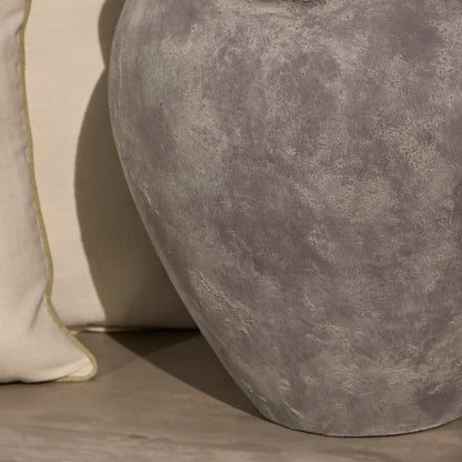 Tomar Fiber Cement 46cm Planter - Rustic Grey