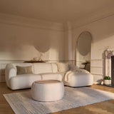 Nathalia 65cm Whitewash Coffee Table - Chalked White - Laura James 