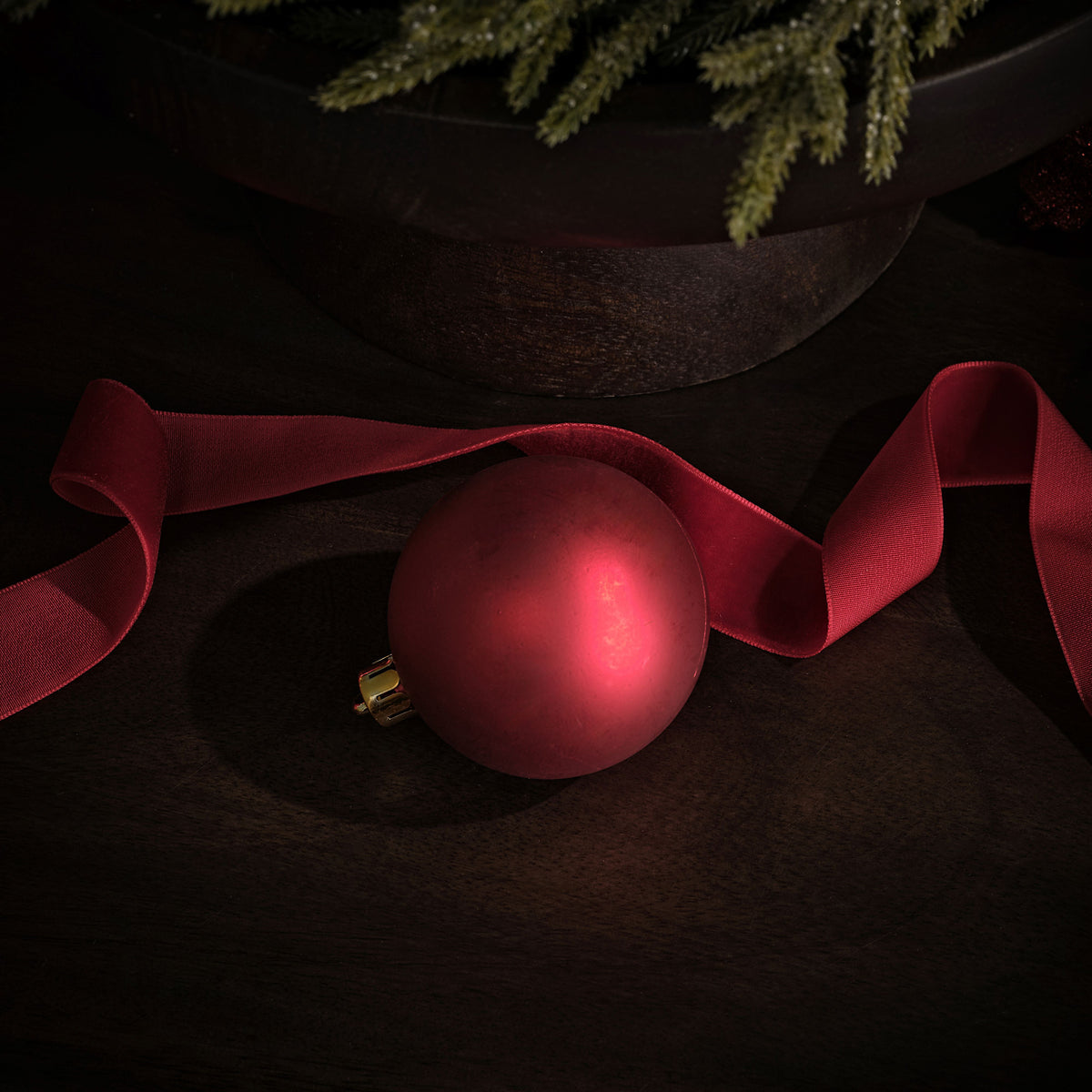 Valen Shatterproof Mixed Baubles - Set of 37 - Christmas Red