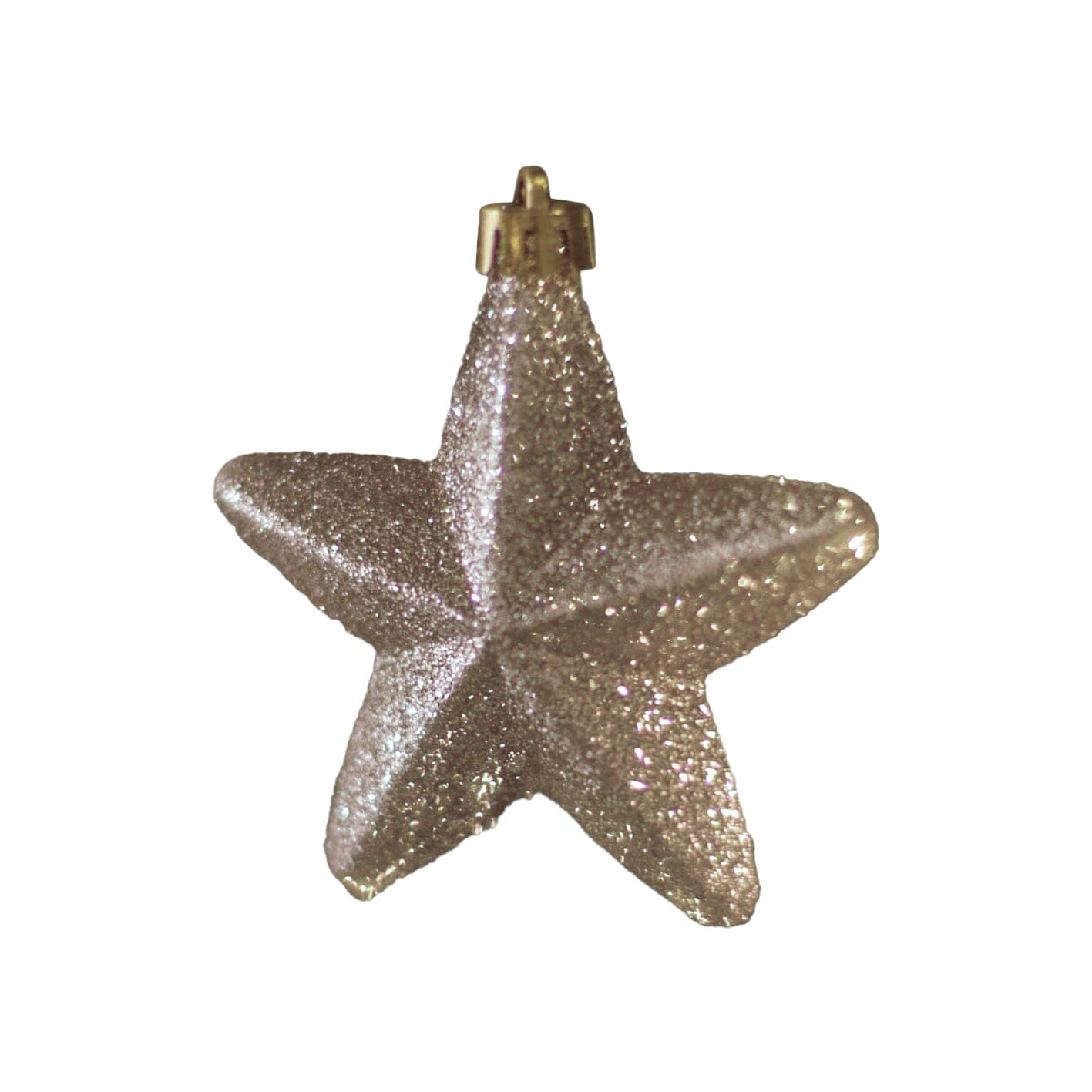 Valen Shatterproof 7.5cm Mixed Hanging Stars - Set of 6 - Pearl Gold - Laura James