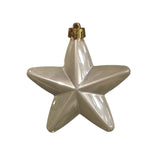 Valen Shatterproof 7.5cm Mixed Hanging Stars - Set of 6 - Pearl Gold - Laura James