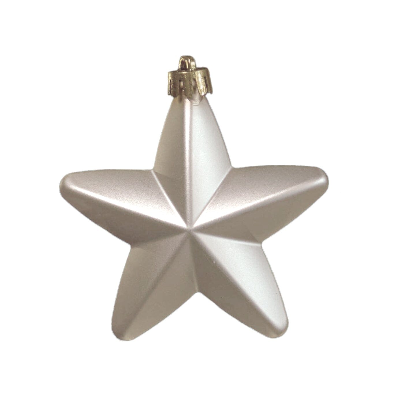 Valen Shatterproof 7.5cm Mixed Hanging Stars - Set of 6 - Pearl Gold - Laura James