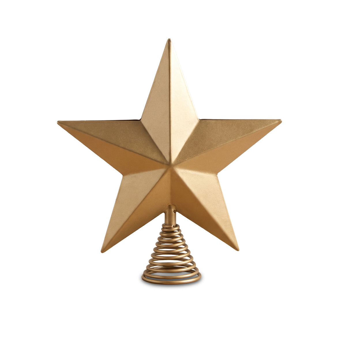 Veere 18cm Metal Star Tree Topper - Heritage Gold