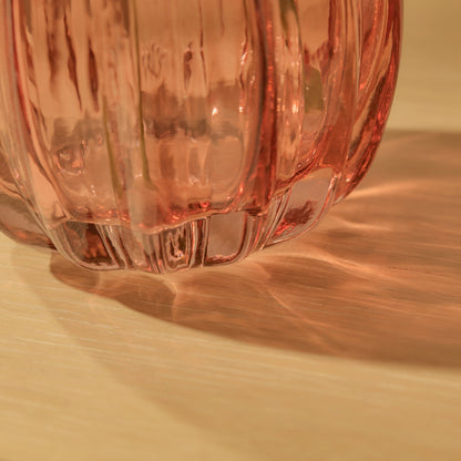 Veneto_20cm_Glass_Vase_Cerise-3 - Laura James