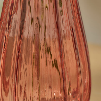 Veneto_20cm_Glass_Vase_Cerise-3 - Laura James